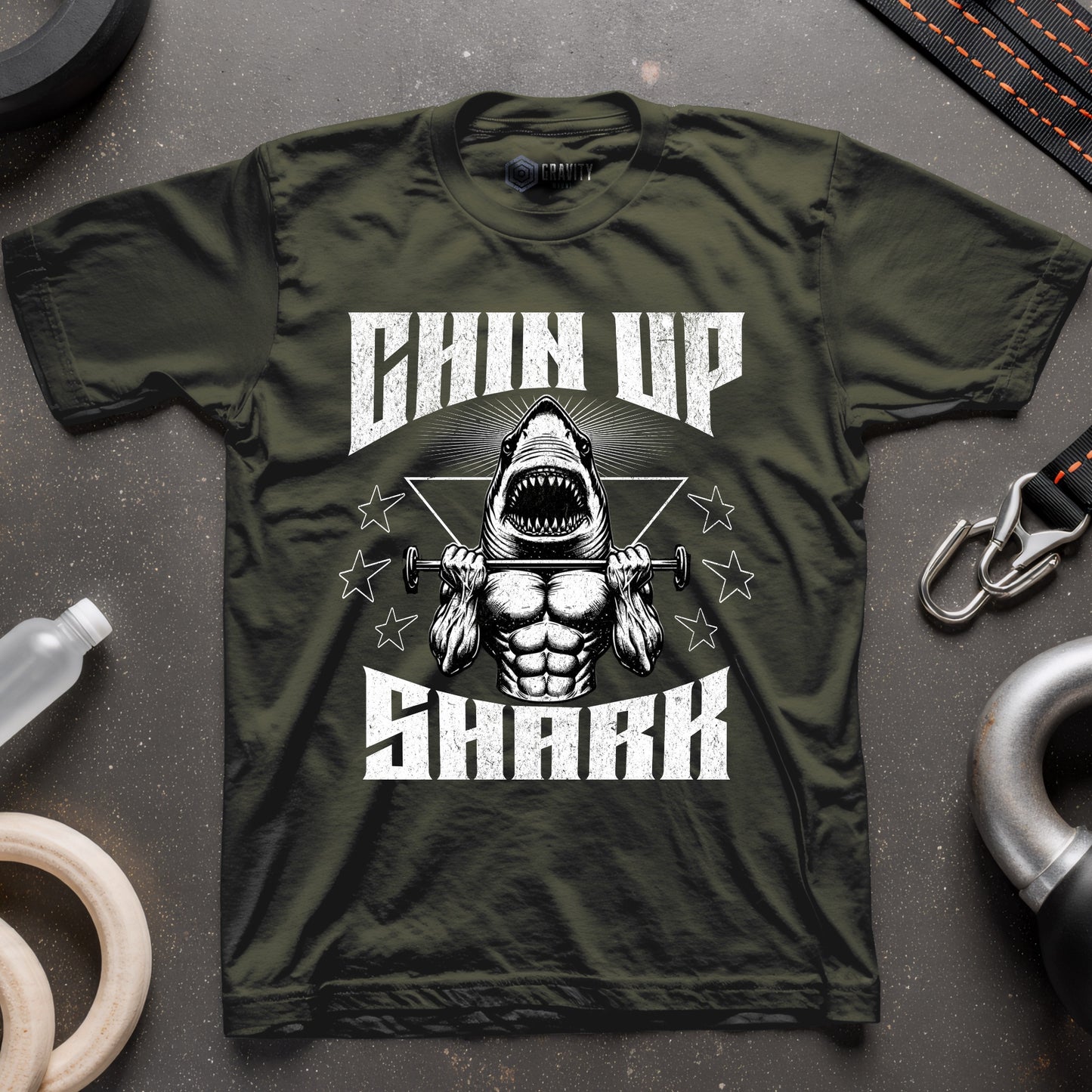 Chin Up Shark T-Shirt