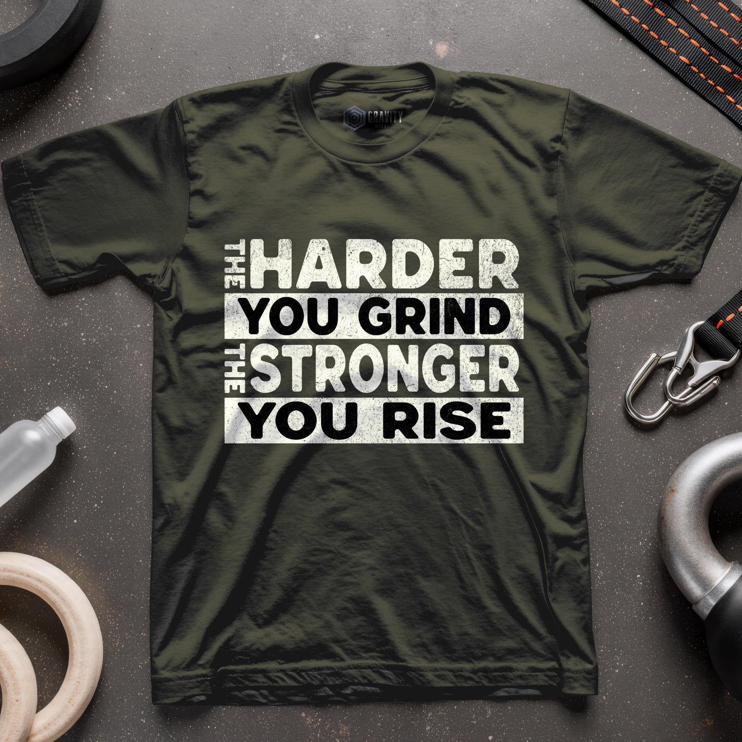 The Harder You Grind The Stronger You Rise T-Shirt