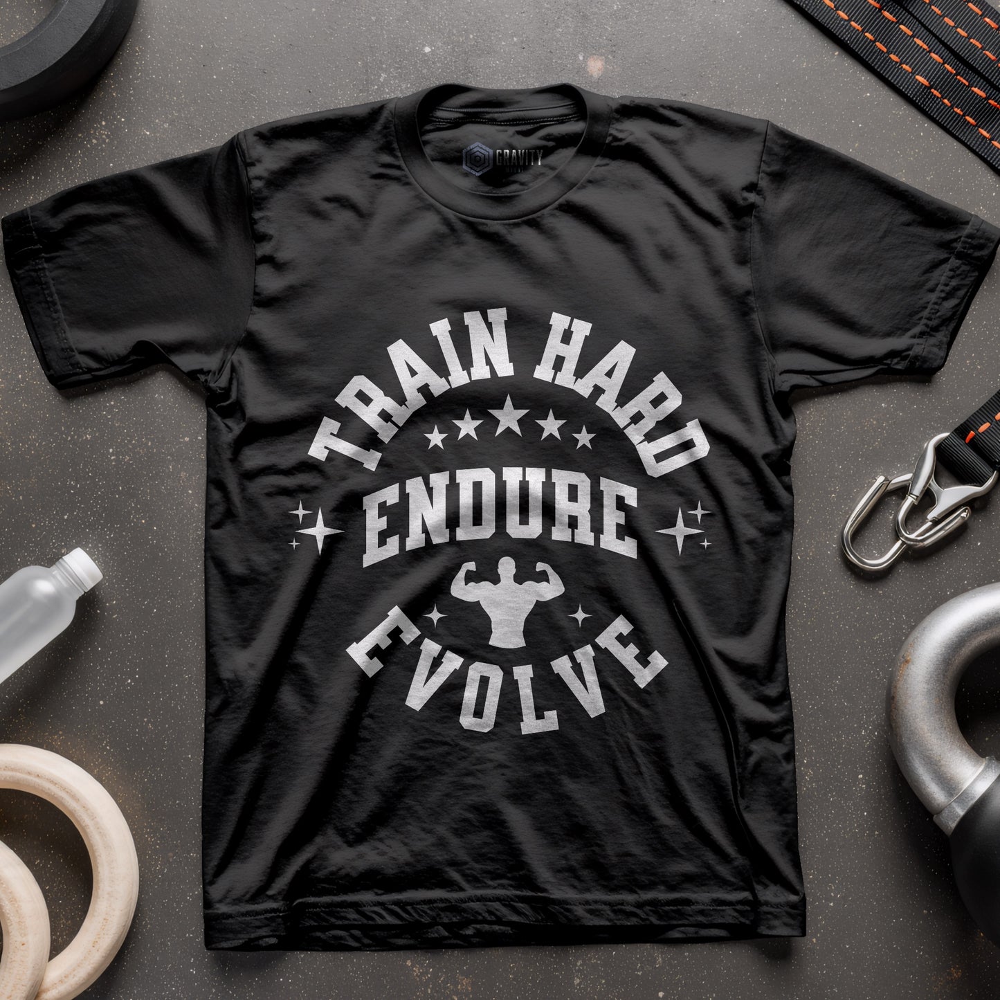Train Hard Endure Evolve Men T-Shirt