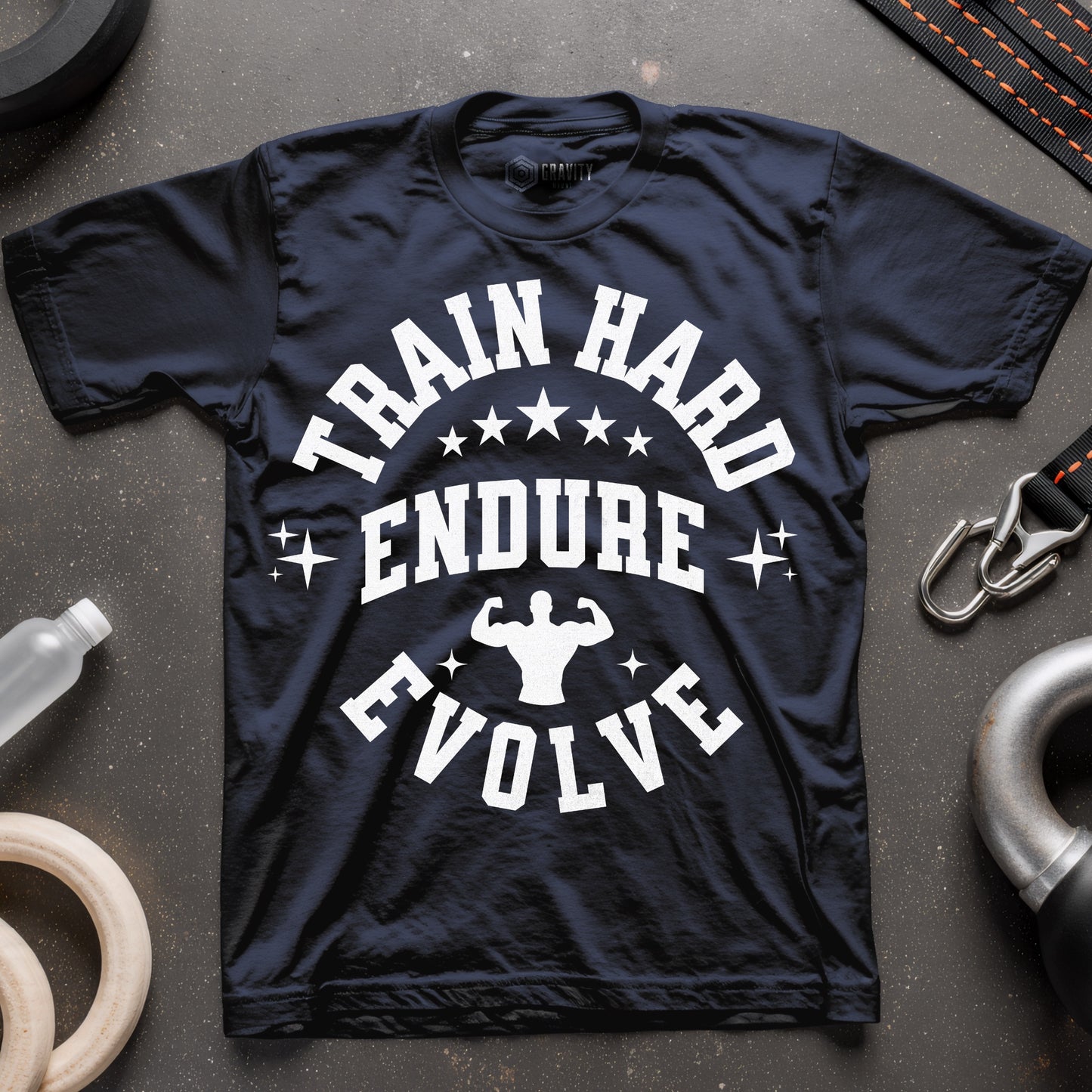 Train Hard Endure Evolve Men T-Shirt
