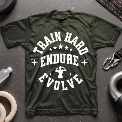 Train Hard Endure Evolve Women T-Shirt