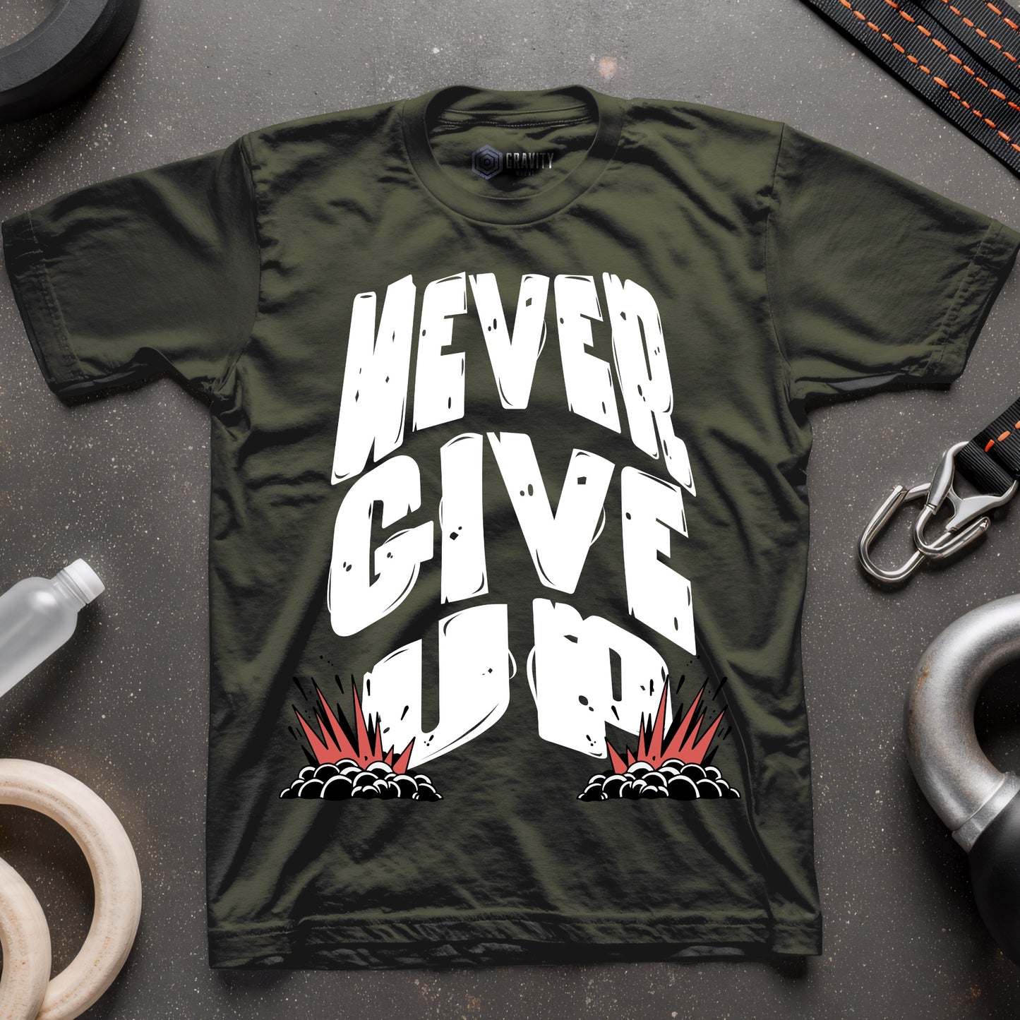 Never Give Up T-Shirt
