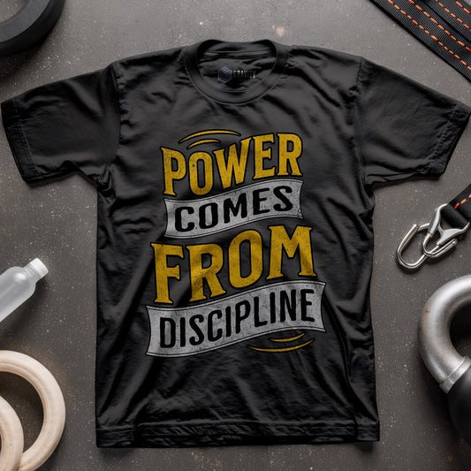 Power Comes From Discipline T-Shirt
