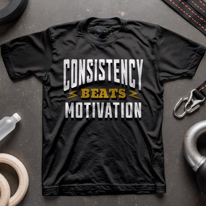 Consistency Beats Motivation T-Shirt