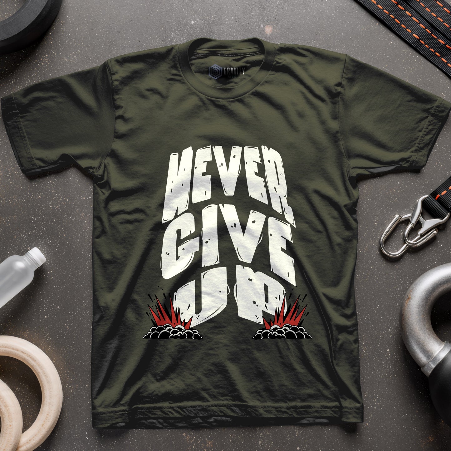 Never Give Up T-Shirt