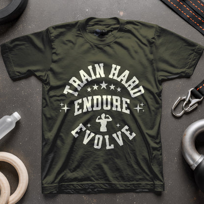 Train Hard Endure Evolve Women T-Shirt