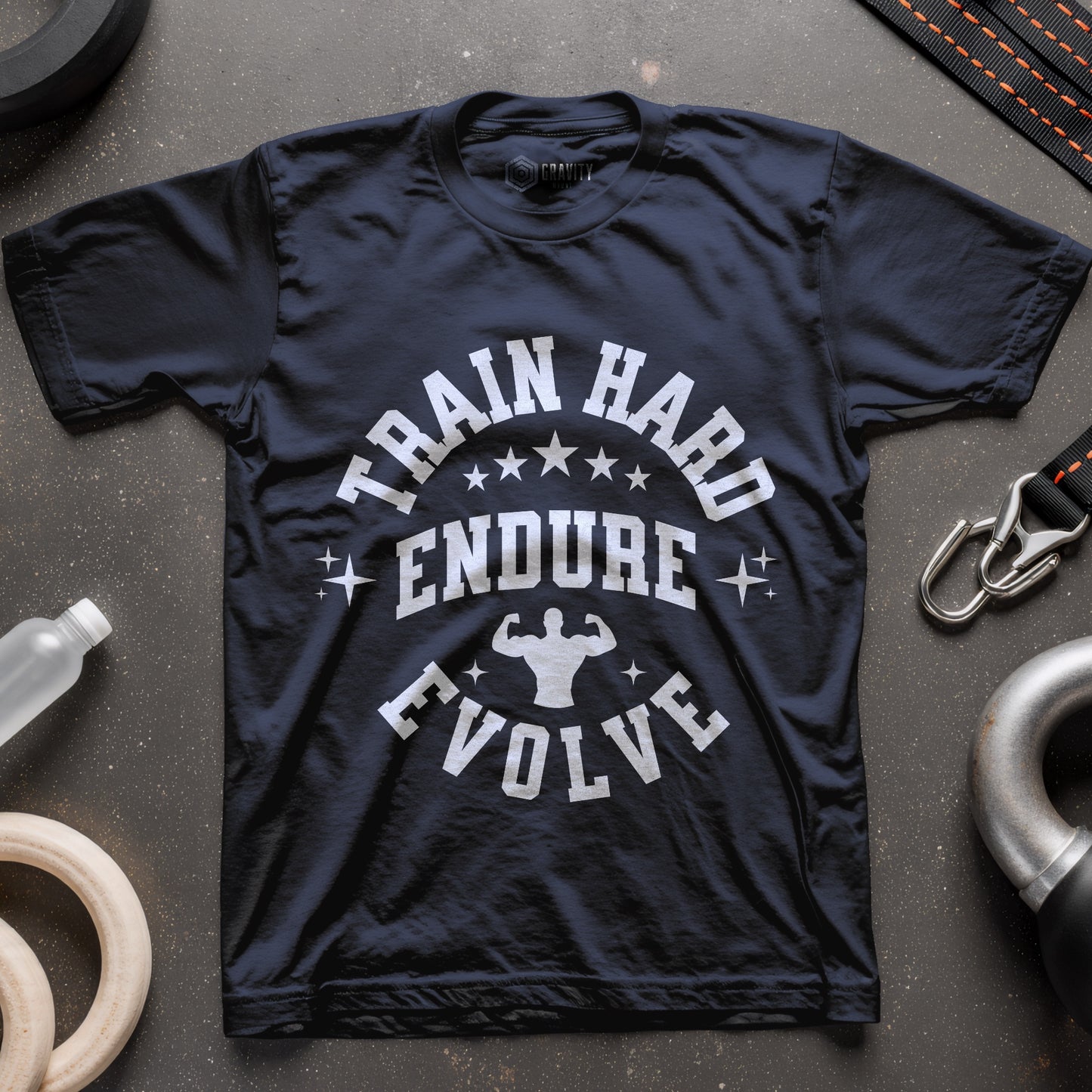 Train Hard Endure Evolve Men T-Shirt