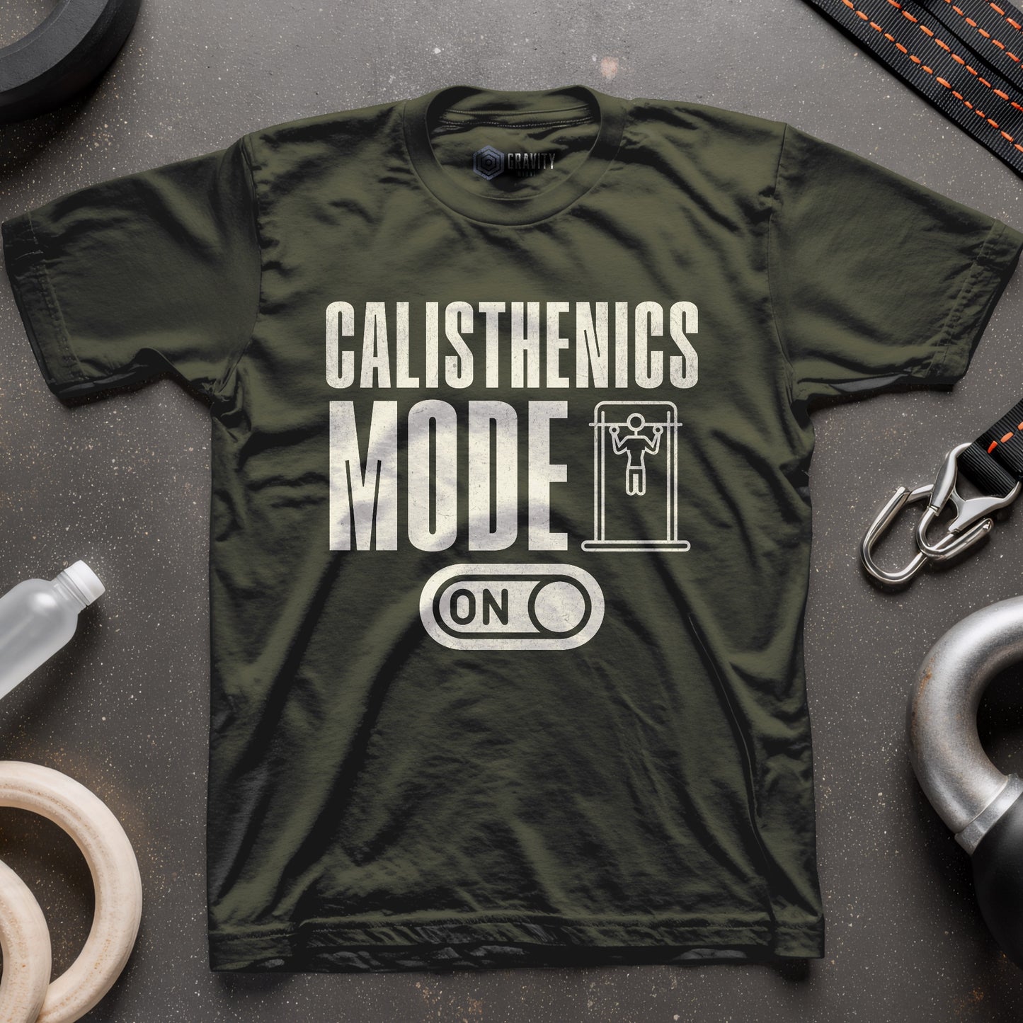 Calisthenics Mode On Unisex Softstyle T-Shirt