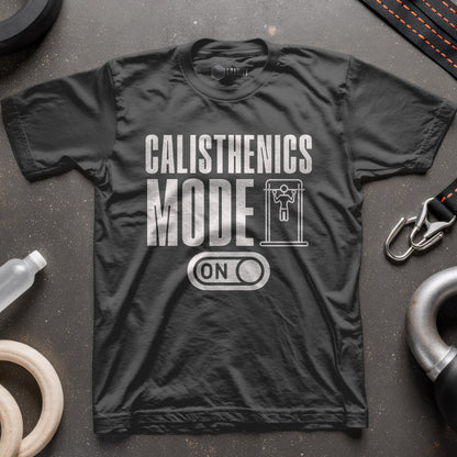 Calisthenics Mode On Unisex Softstyle T-Shirt